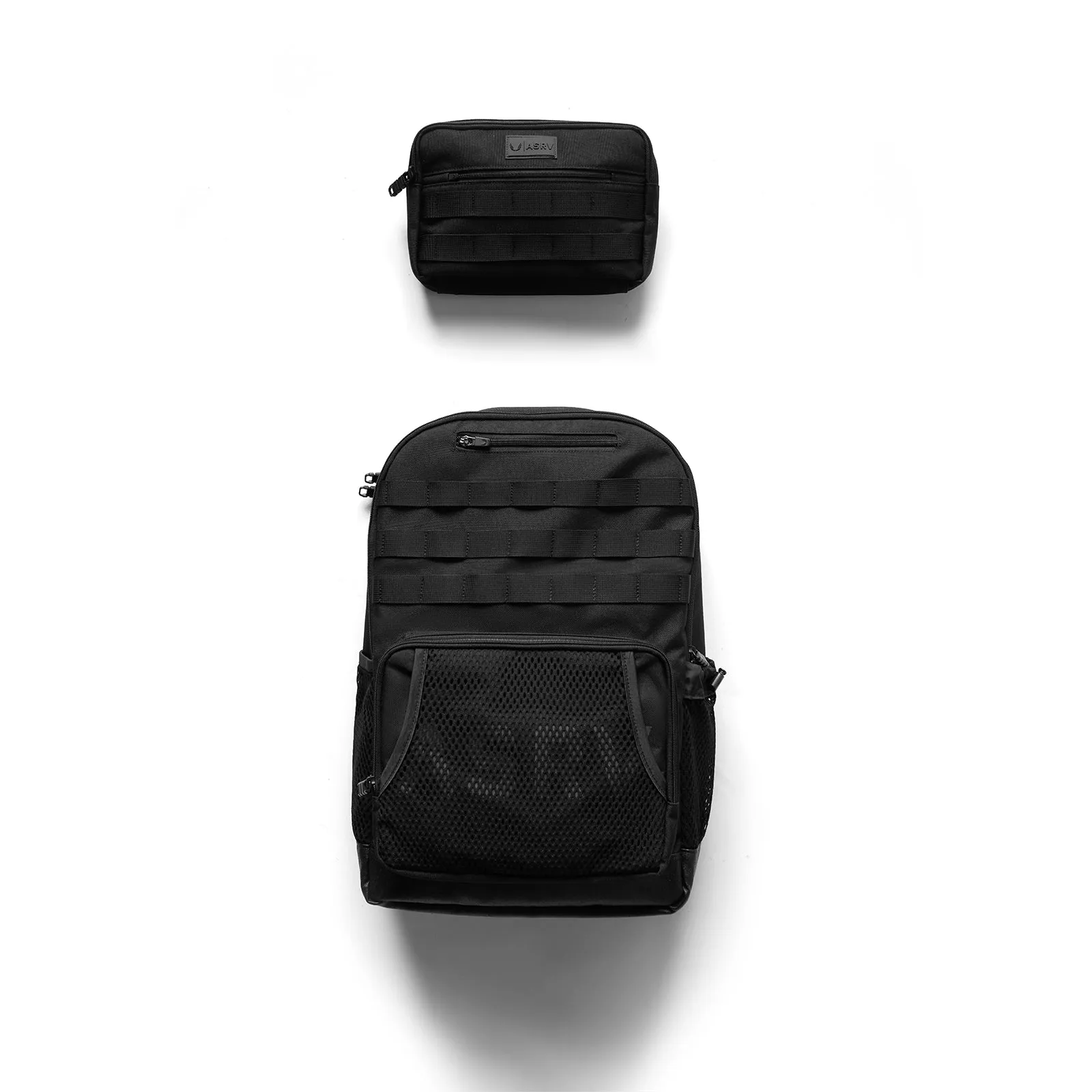 0200. Cordura® Modular 2-in-1 Crossbody Backpack - Black