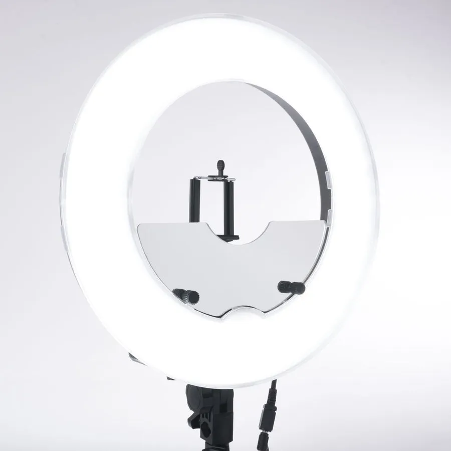 13.5-Inch Desktop Dimmable LED Vanity Studio Ring Light with Stand, Bag and Accessories