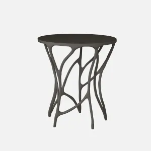 Aldrich Side Table Antiqued Bronze Iron