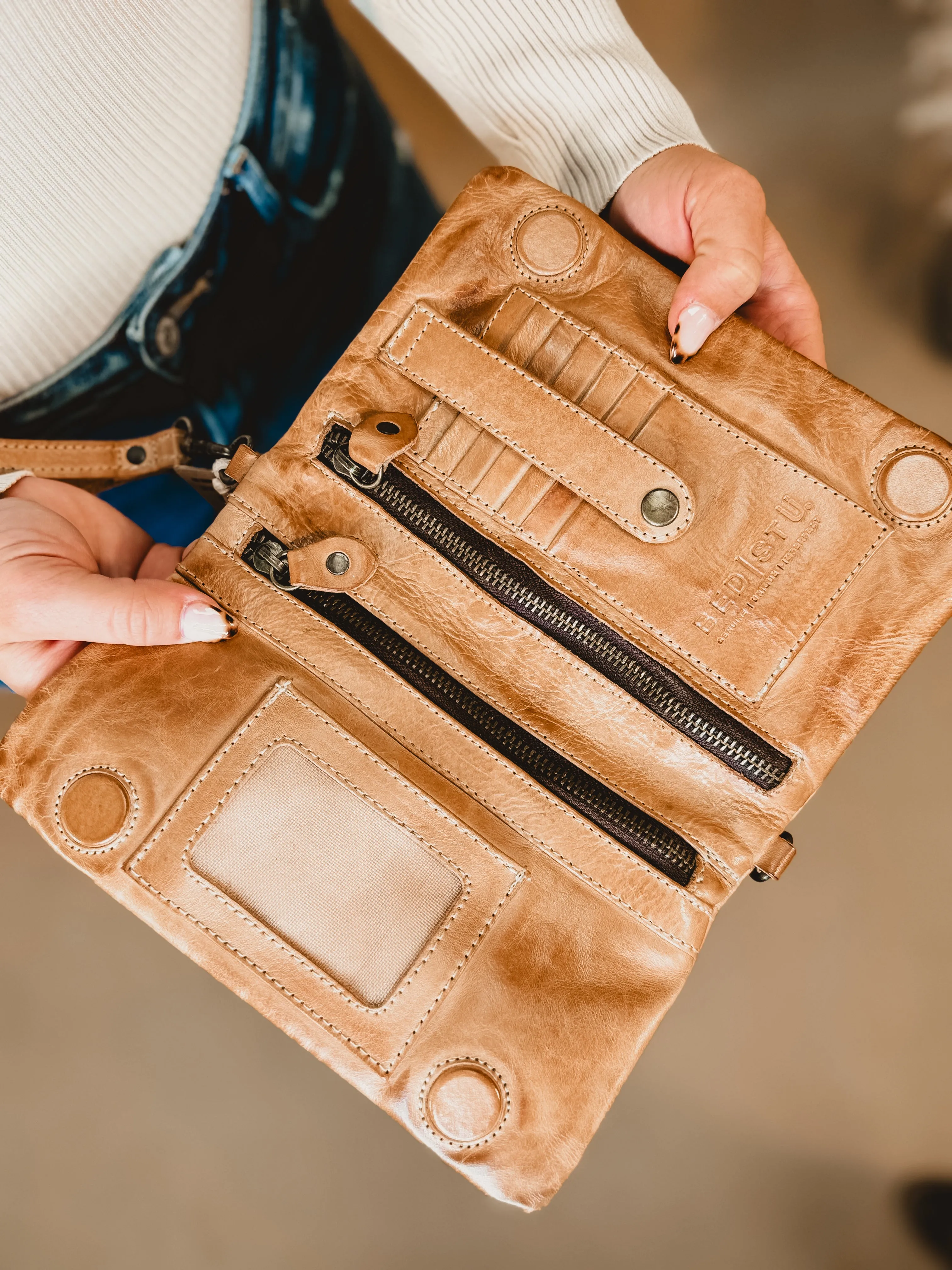 Bedstu Cadence Crossbody - Tan Rustic