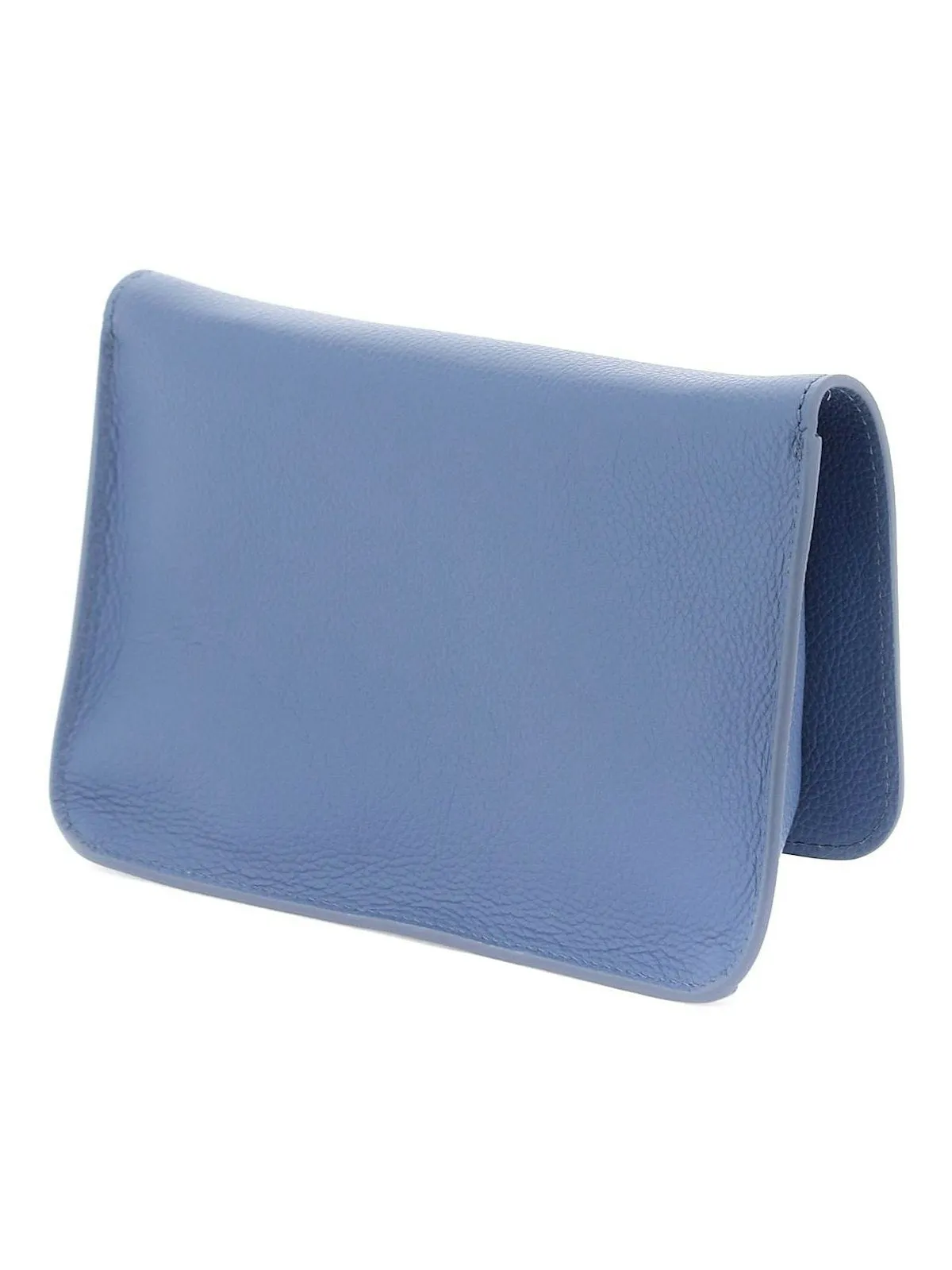 Blue Leather Shoulder Bag