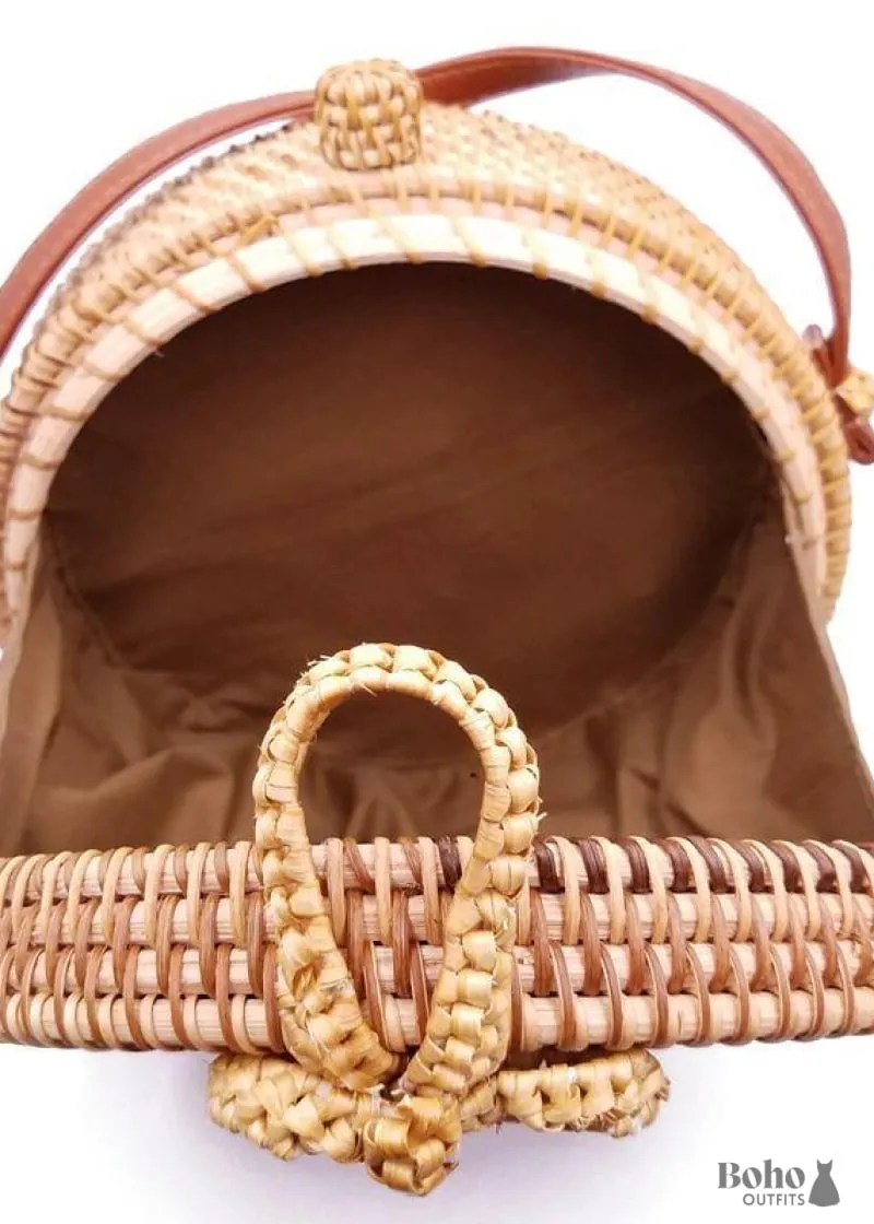 Bohemian Rattan Bag Margaret