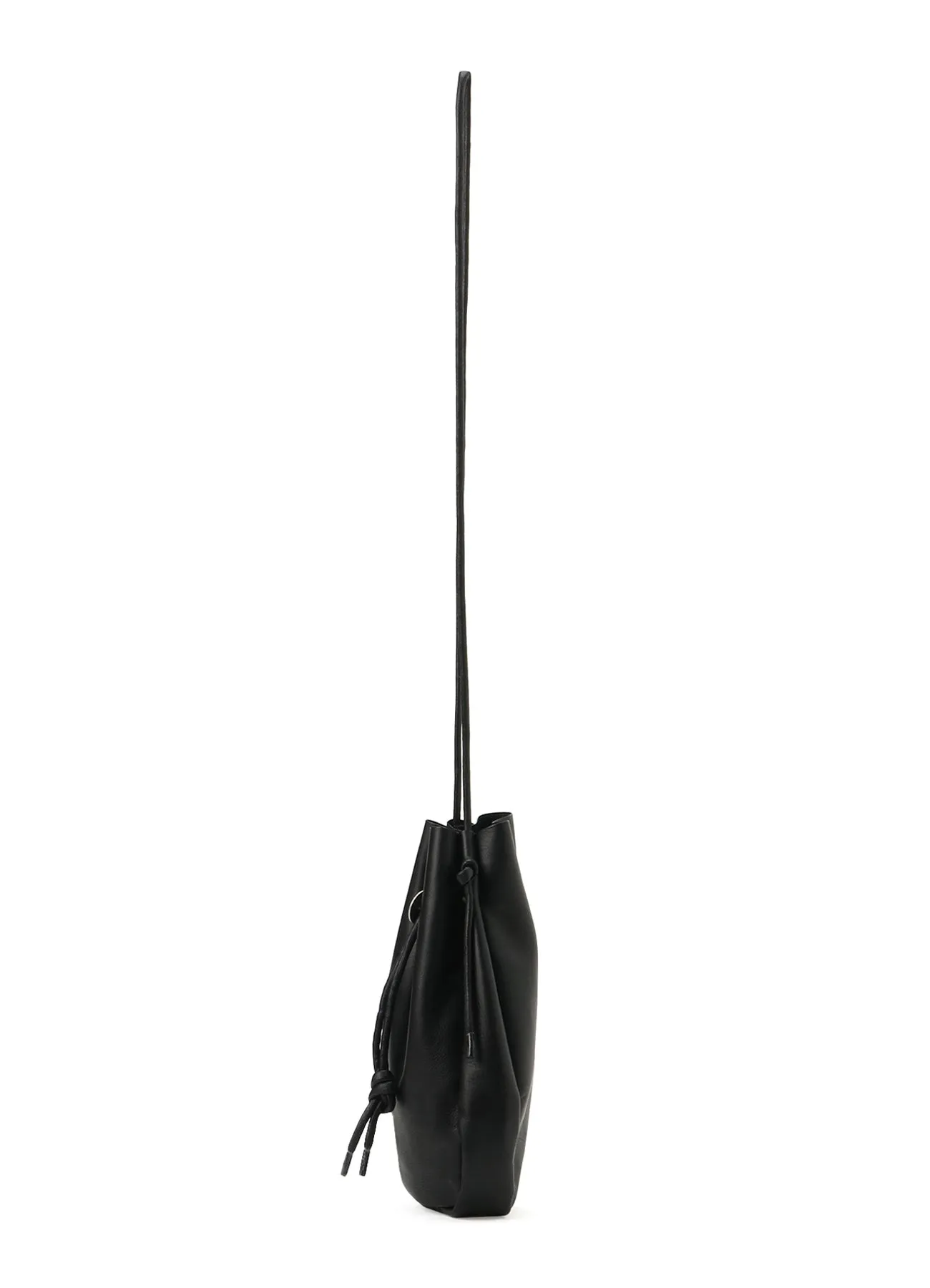 CONCHO DRAWSTRING LEATHER SHOULDER BAG