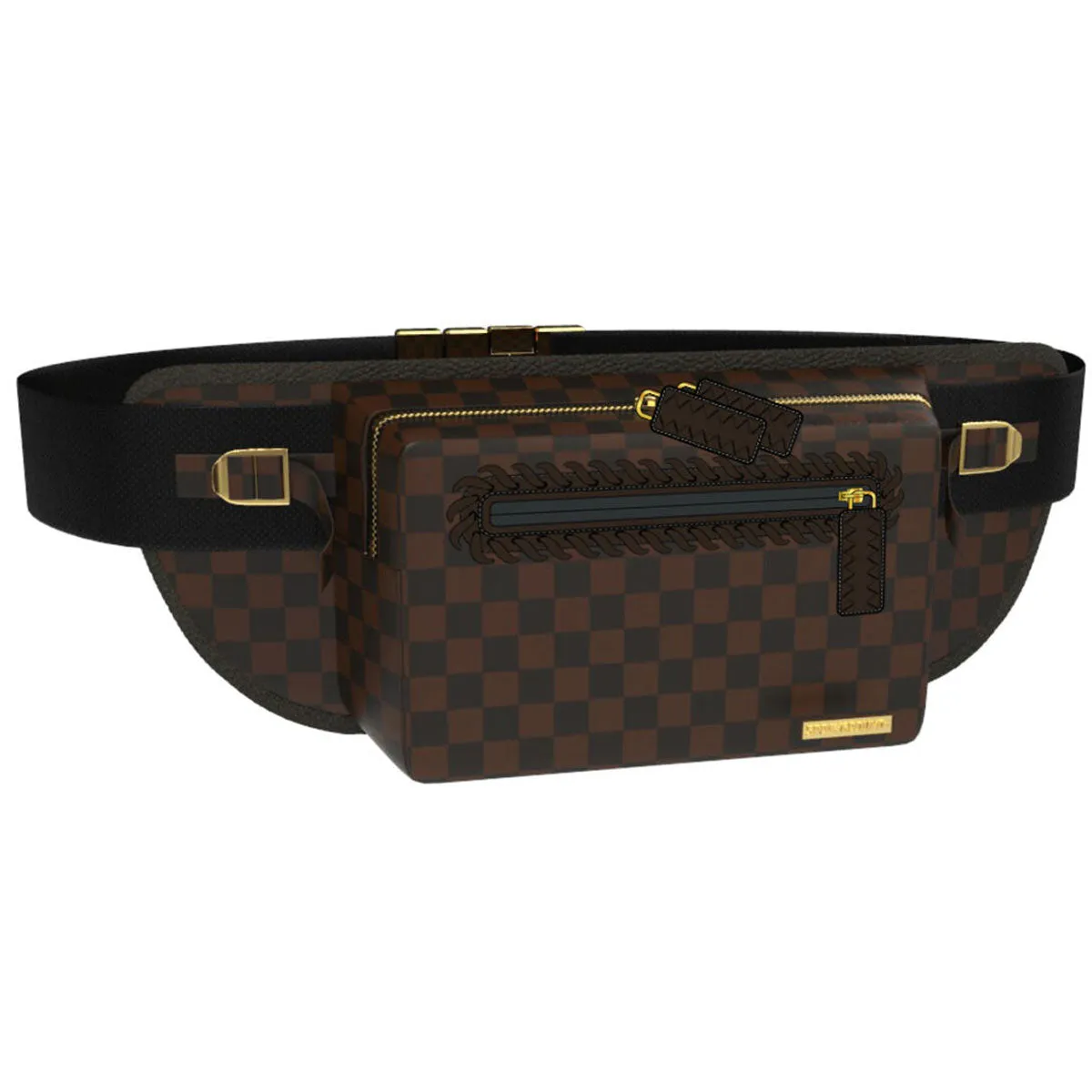 Core Embossed Check Cargo Crossbody Bag