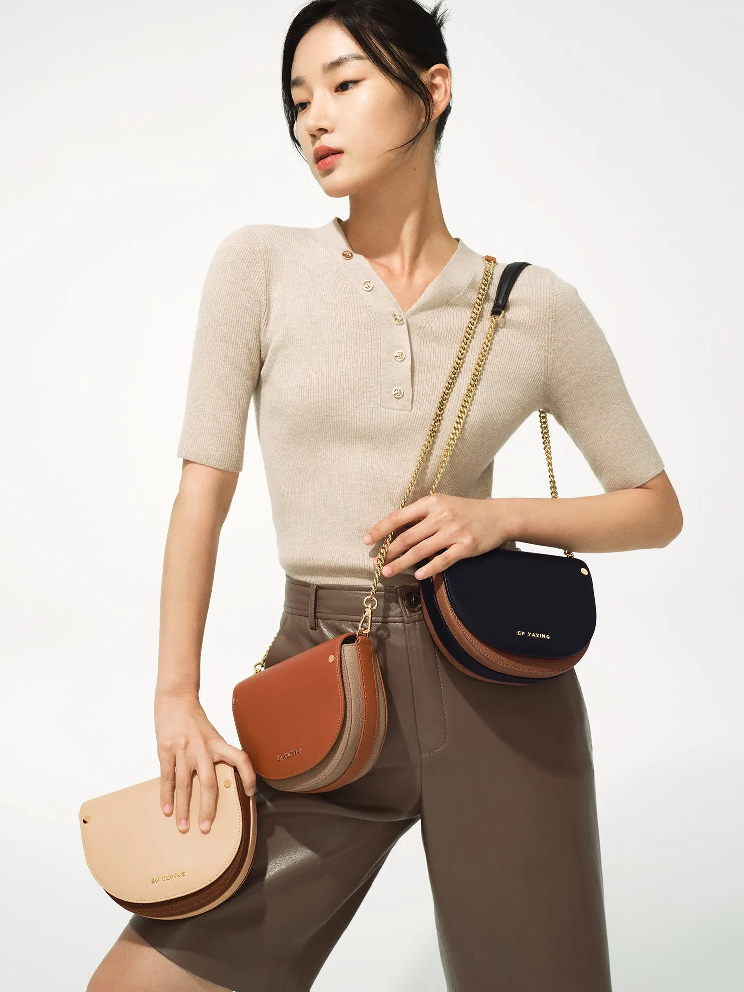 EP YAYING Crossbody Saddle Bag