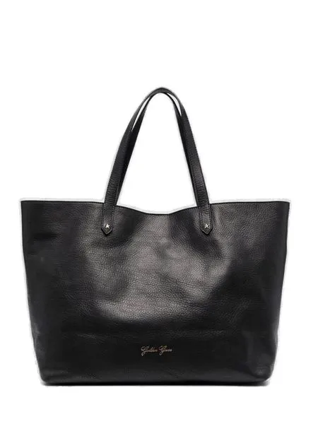 GOLDEN GOOSE TOTE   CANVAS RAFFIA XL.