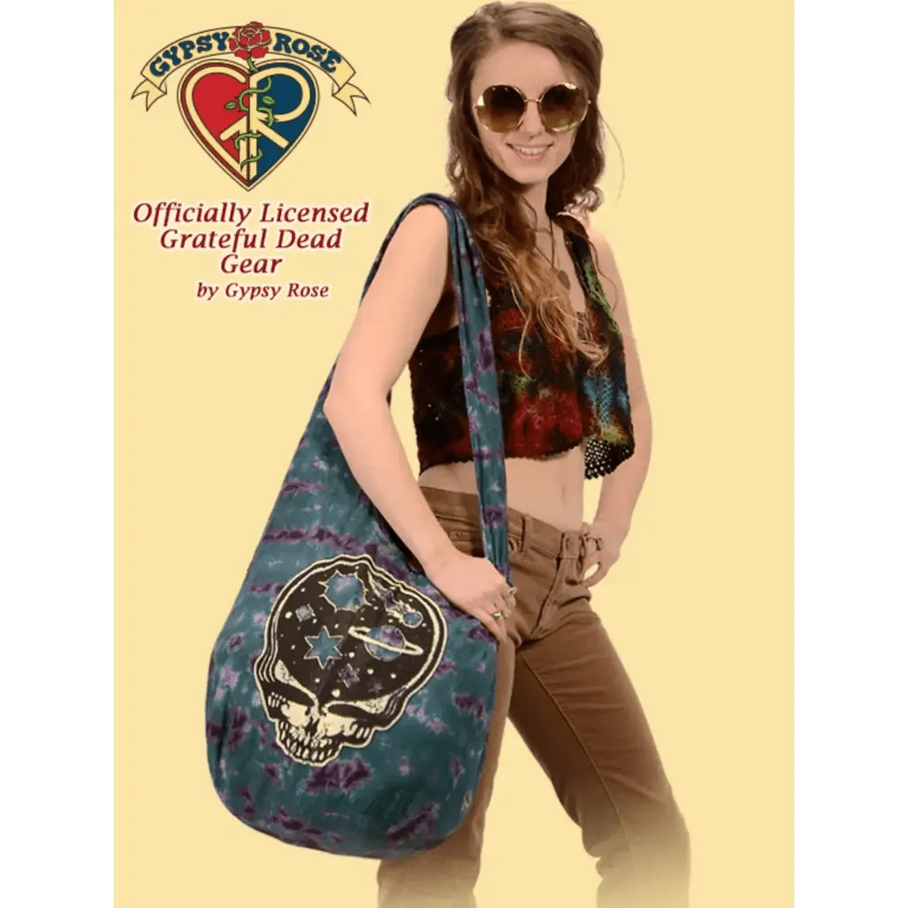 Grateful Dead Stealie The Night Away Tye Dye Peddler Bag