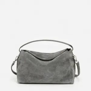 Hera Handbag Suede Grey