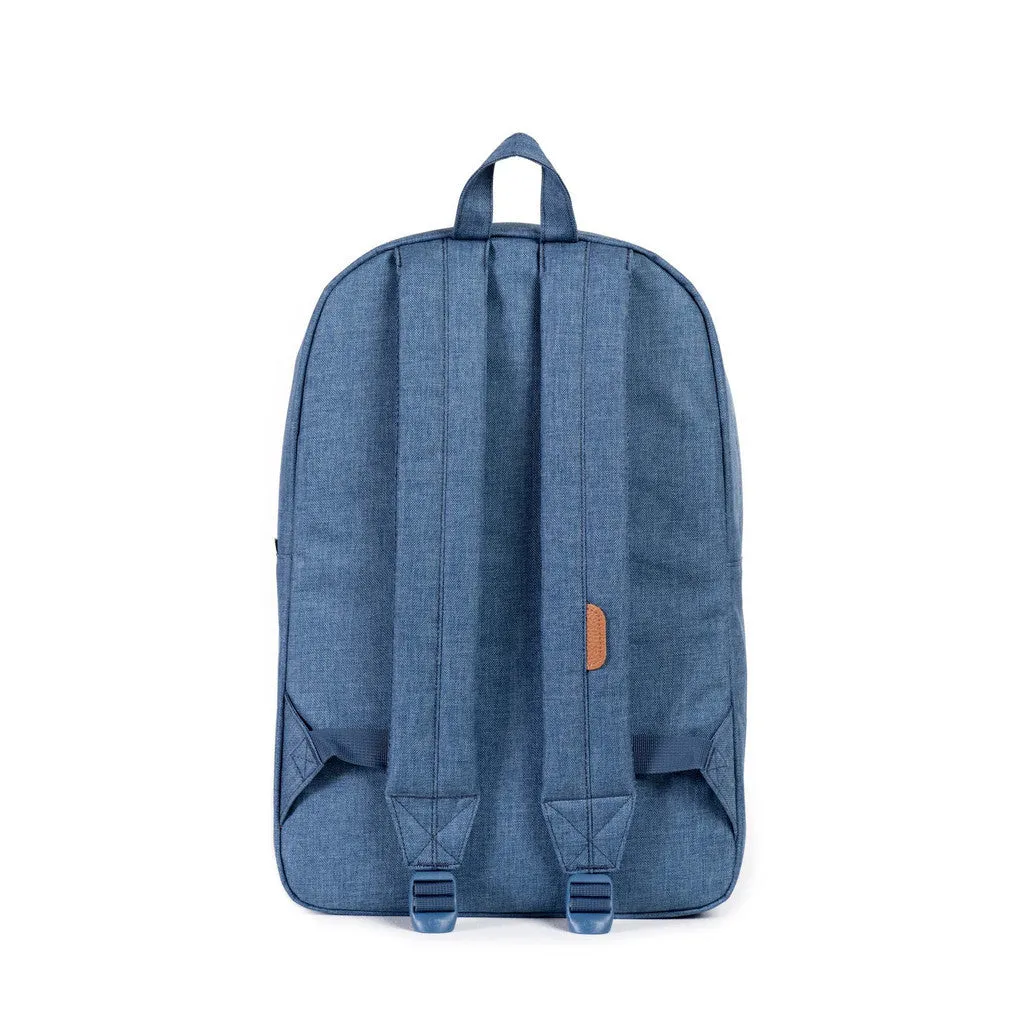 Herschel Supply Co - Heritage Backpack, Crosshatch Navy /Woodland Camo