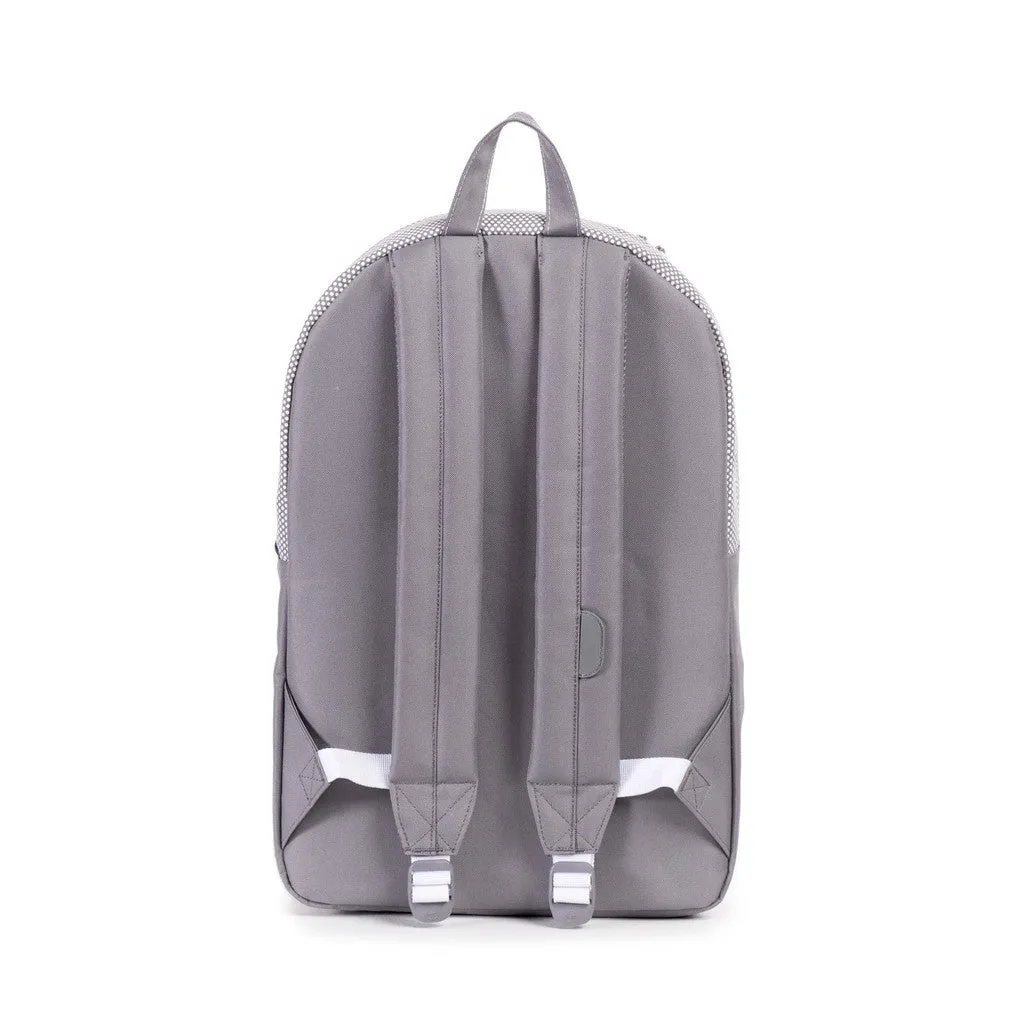 Herschel Supply Co. - Heritage Backpack, Grey Micro Polka Dot