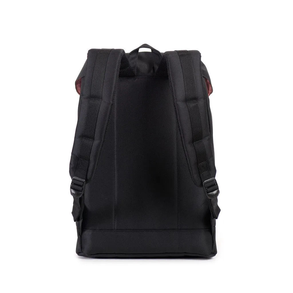 Herschel Supply Co. - Retreat Backpack, Black/Black Stripe Rubber