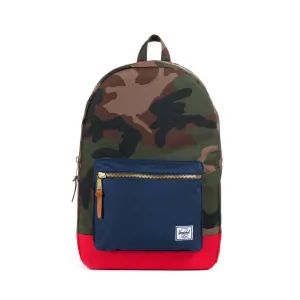 Herschel Supply Co. - Settlement Backpack, Woodland Camo/Navy/Red