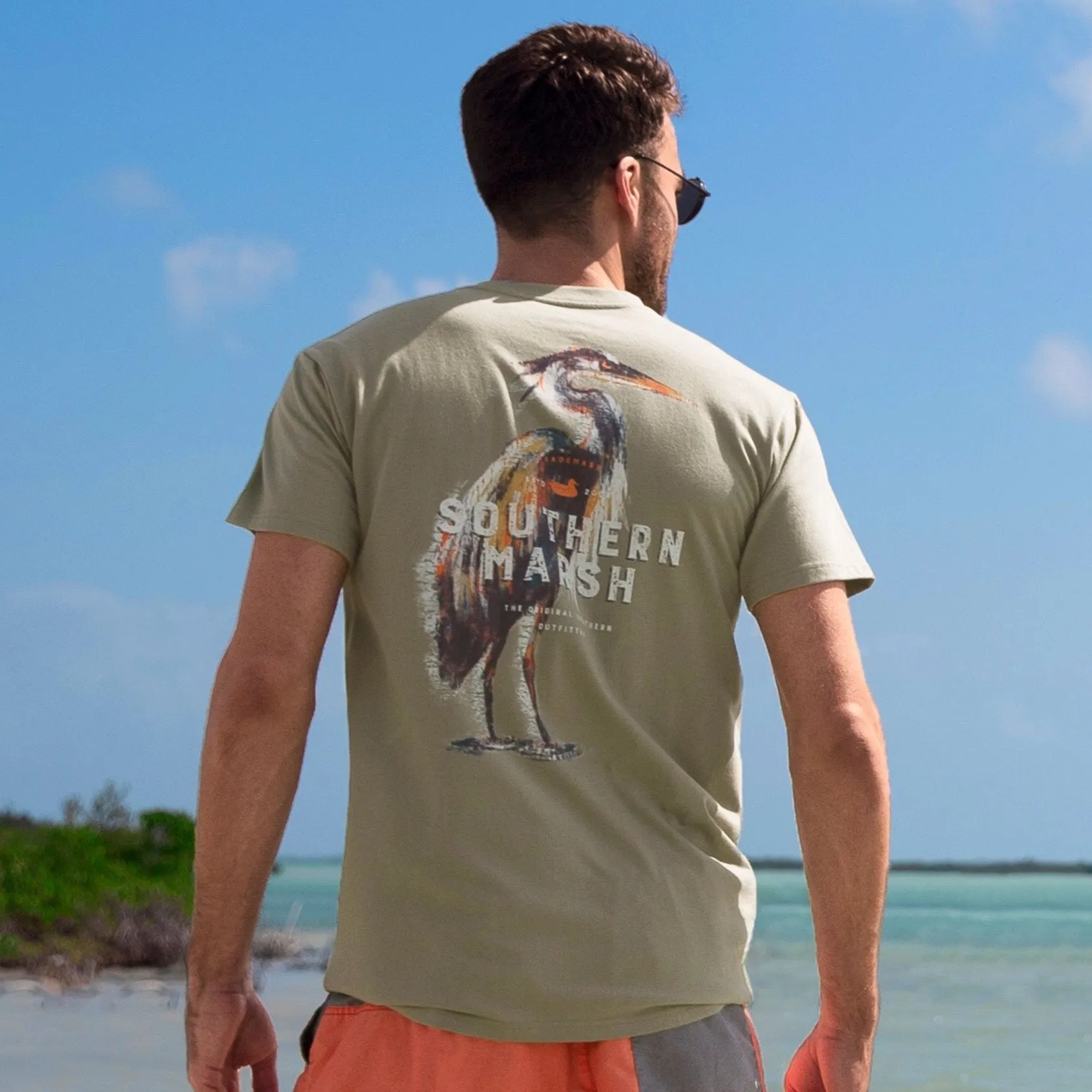 Impressions Tee - Heron