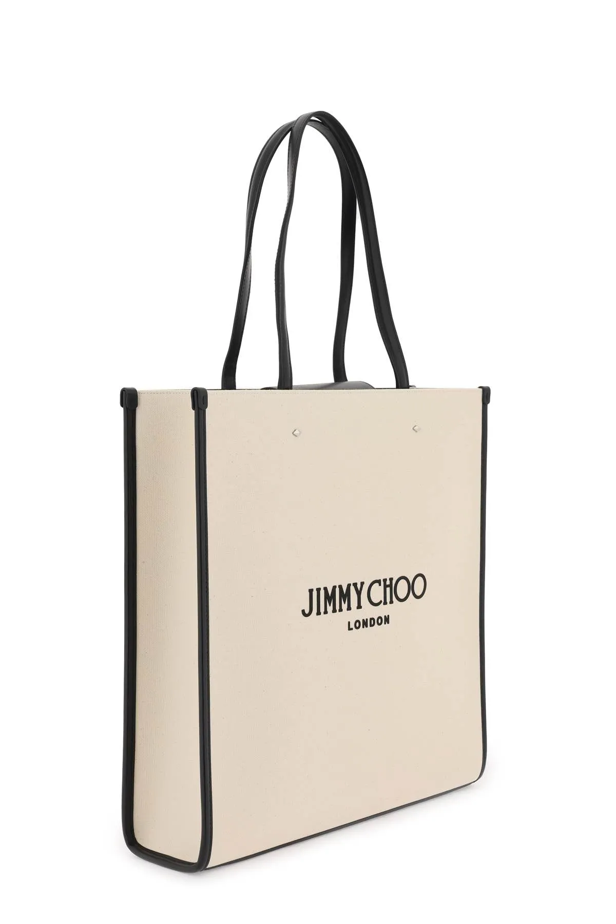 JIMMY CHOO N/S CANVAS TOTE BAG