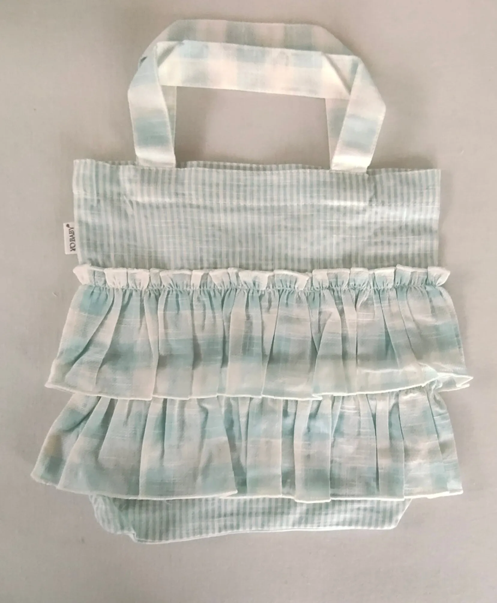 Kids' Ruffle Tote Bag with Cotton Ruffle Design