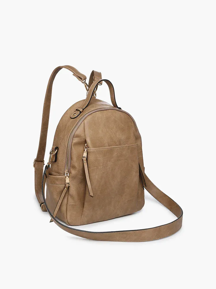 Lillia Taupe Convertible Backpack