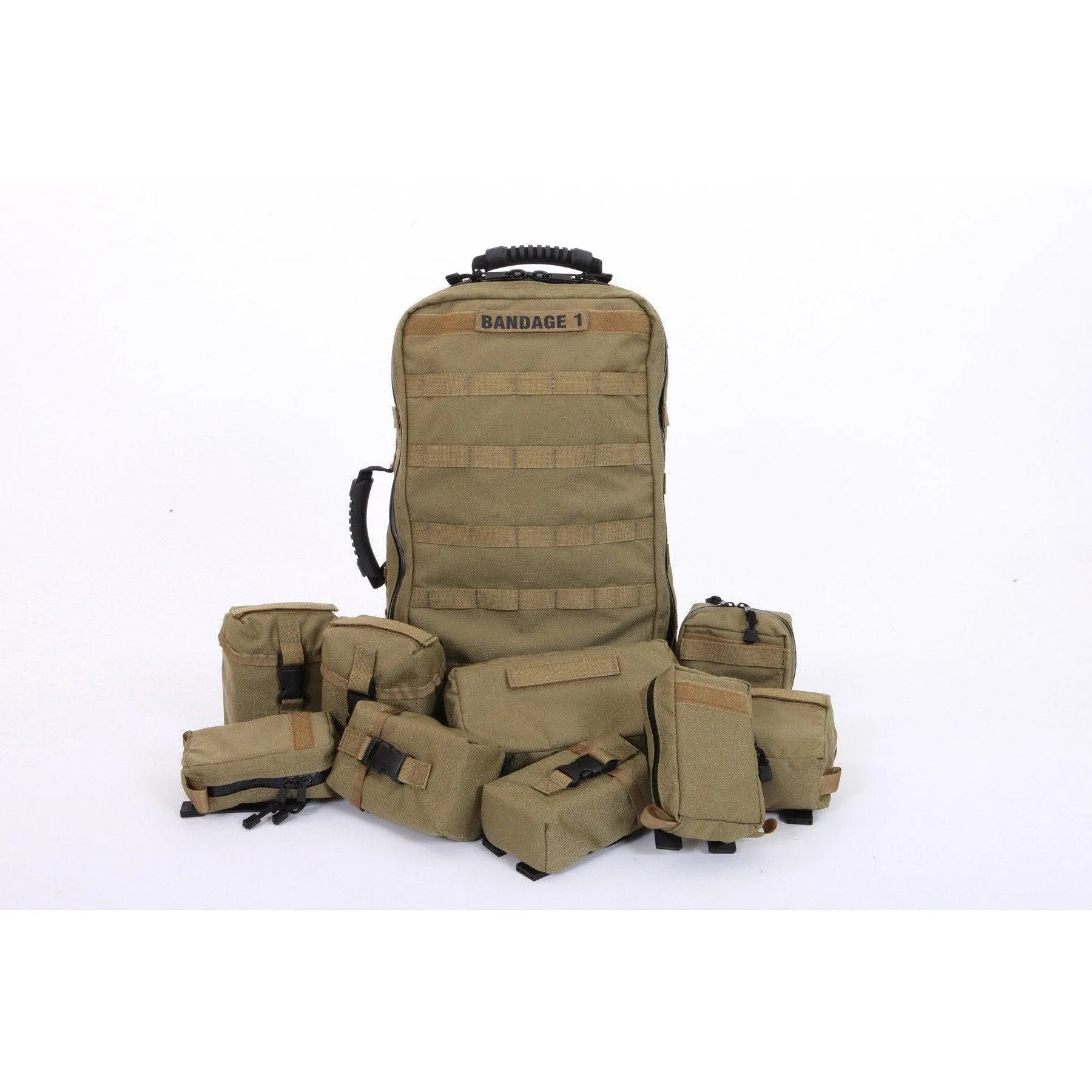 MED-TAC Tactical Medical Backpack w/Pouches