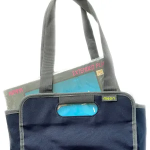 MEORI Foldable 12" Record Bag Tote Midnight Blue