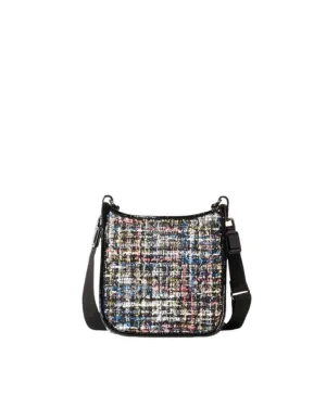 Midnight Sparkle Boucle Small Box Crossbody Bag