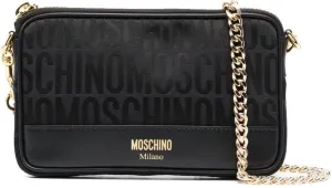 MOSCHINO LOGO-DETAIL SHOULDER BAG