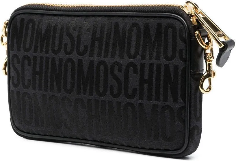 MOSCHINO LOGO-DETAIL SHOULDER BAG