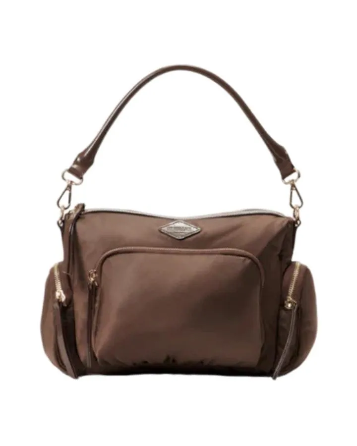 MZ Wallace Walnut Small Chelsea Crossbody Bag