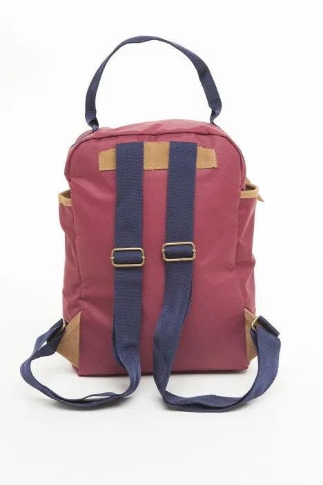 OBEY - Bad Lands Backpack, Burgundy