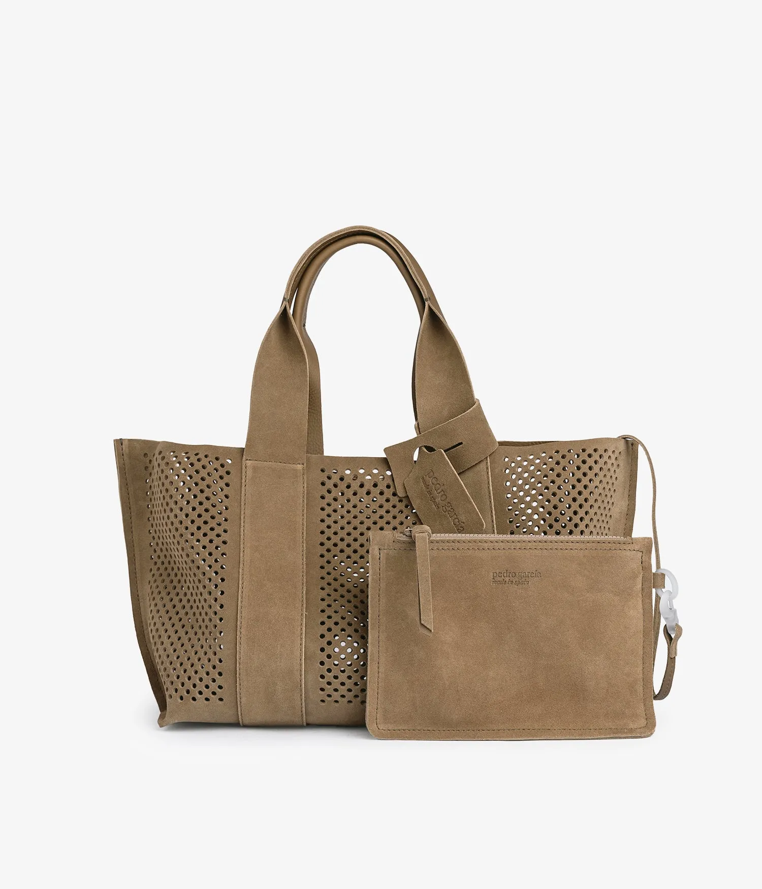 perfed tote / fango castoro