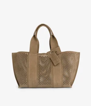 perfed tote / fango castoro