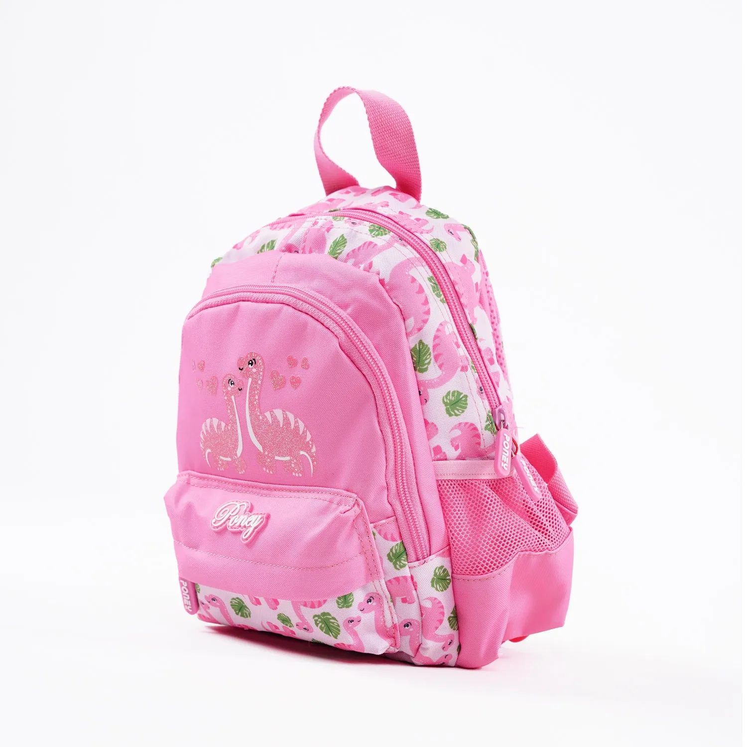 Poney Girls Light Pink Dinosaur 10" Backpack TG059