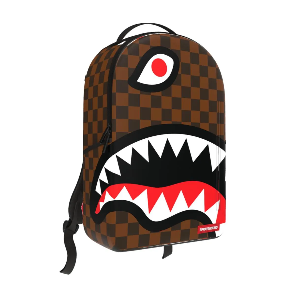 Sprayground Backpack - Hangover Shark - Brown n White  - B5788