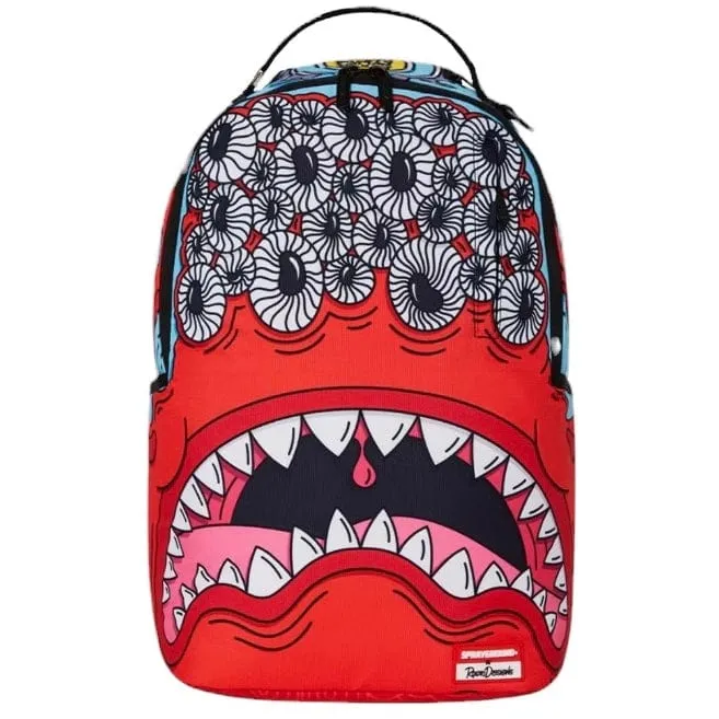 Sprayground Jorge Rodrigue Eyez Red Monster Backpack