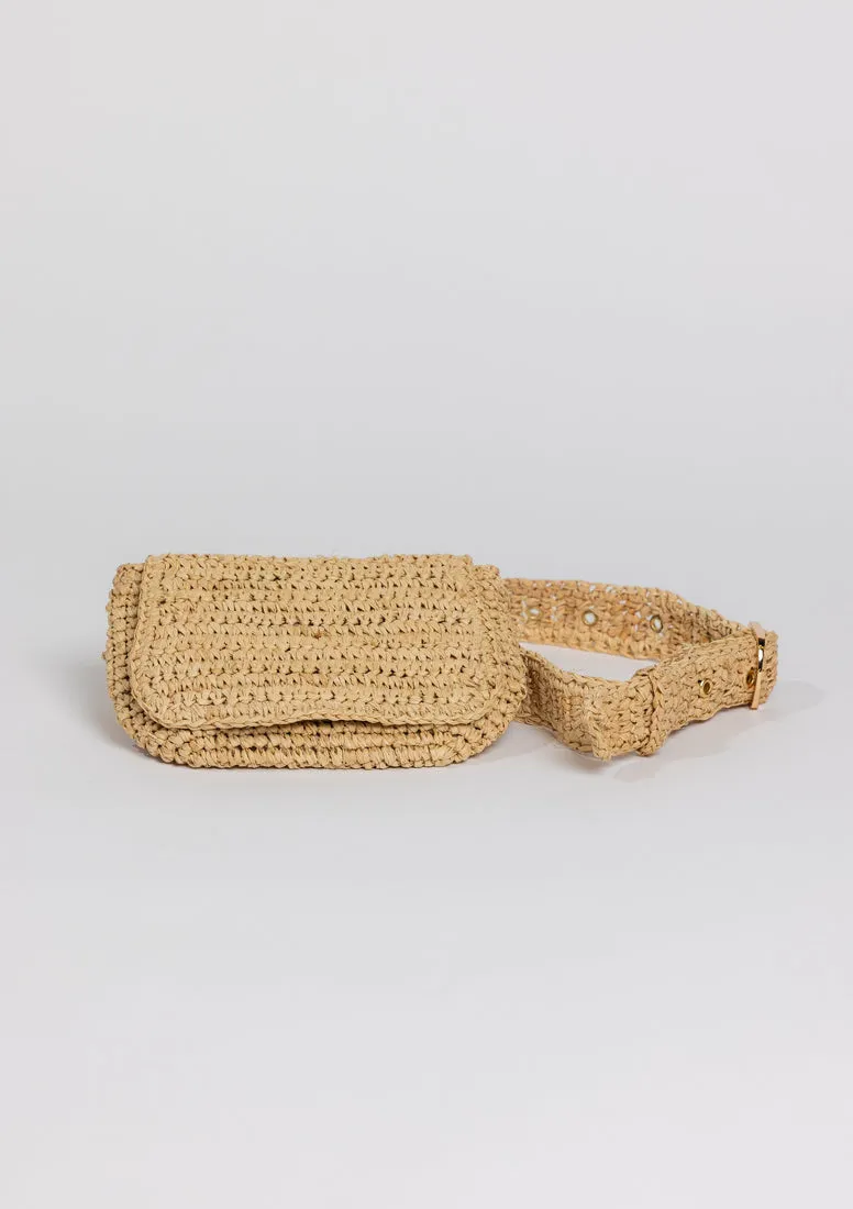 Straw Belt Bag