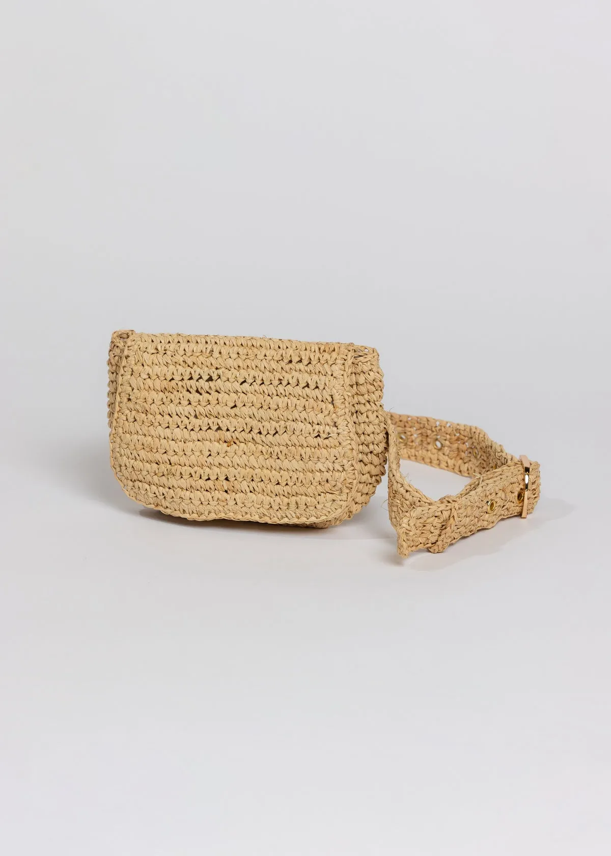 Straw Belt Bag