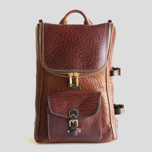 Top-Zip Bison Backpack No. 750 | Walnut