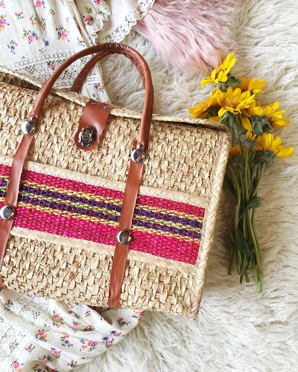 Vintage 70's Sweet Tote