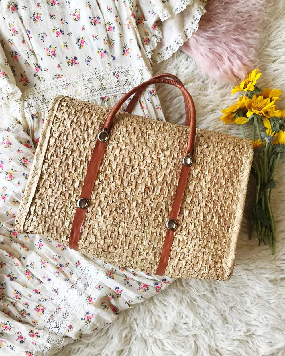 Vintage 70's Sweet Tote