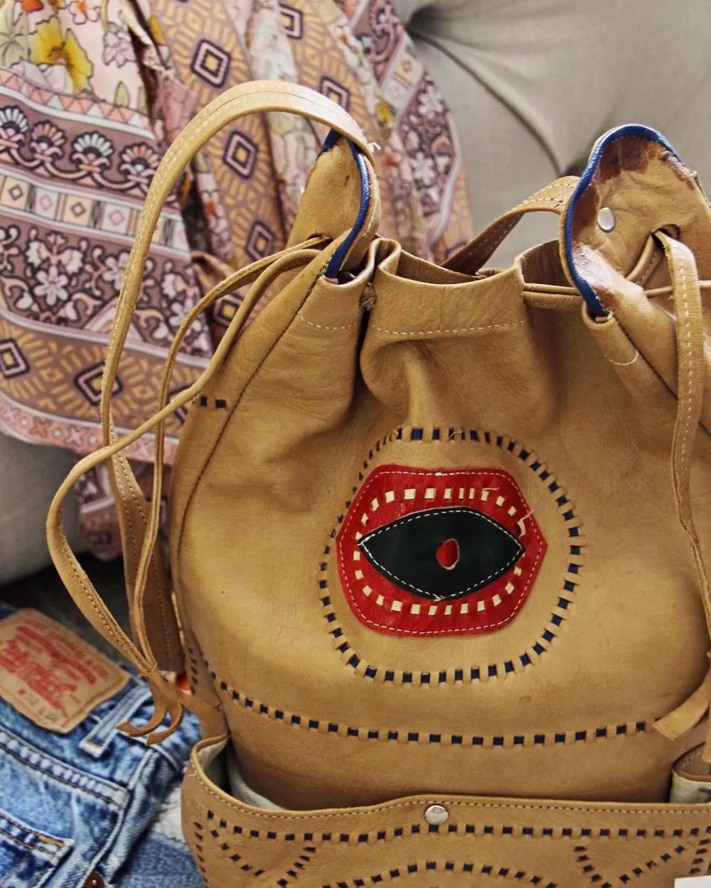 Vintage Evil Eye Backpack