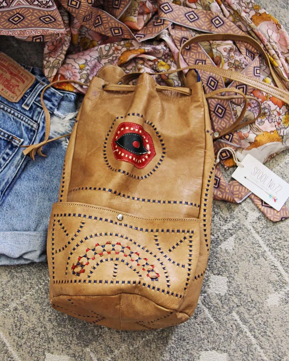 Vintage Evil Eye Backpack